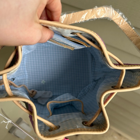 NWT Vintage Dooney & Bourke x Lindsey Lohan Mini Drawstring Bag NWT - Picture 4 of 10